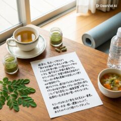 10. “整える習慣”としてのモリンガ：頑張らない健康づくり